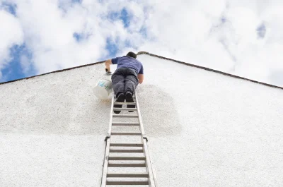 Peinture extérieure au Vaudoué — façades et ravalement